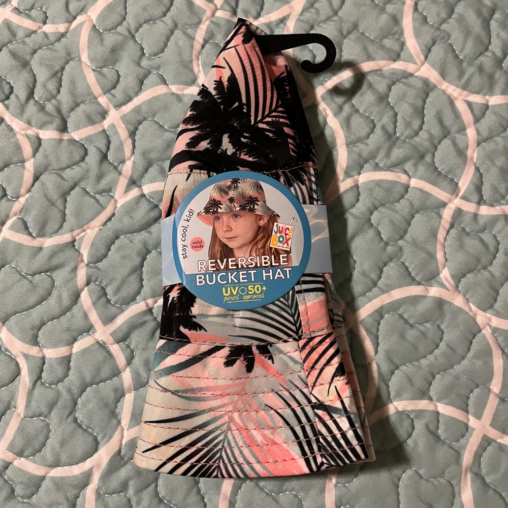 Juice Box Kids Reversible Palm Tree Bucket Hat